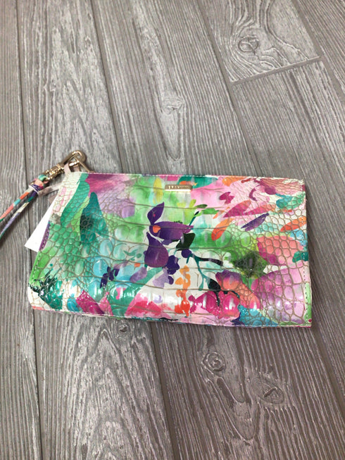 Brahmin 3 pc set Daylily Satchel Wristlet Wallet